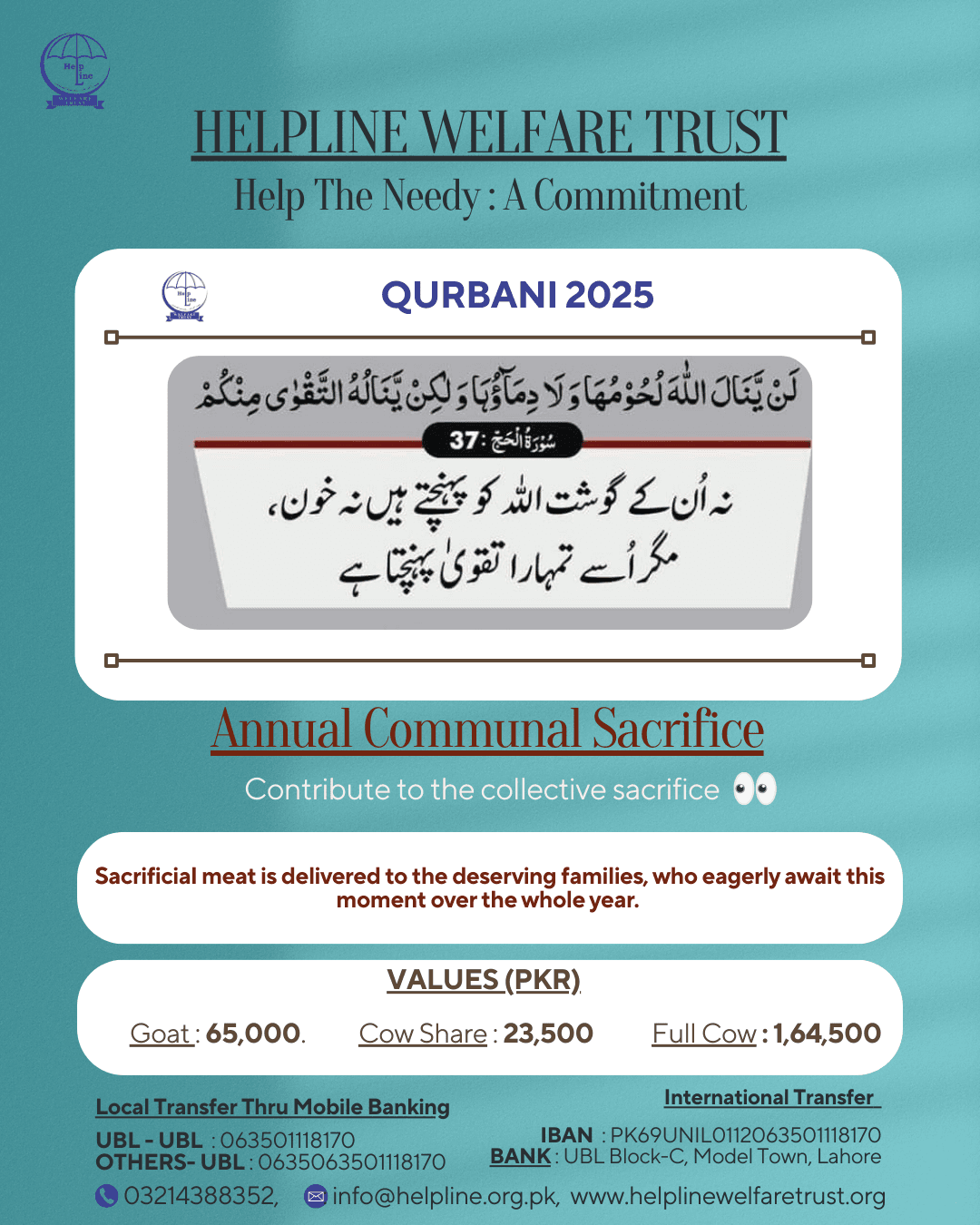 Qurbani Program 2025