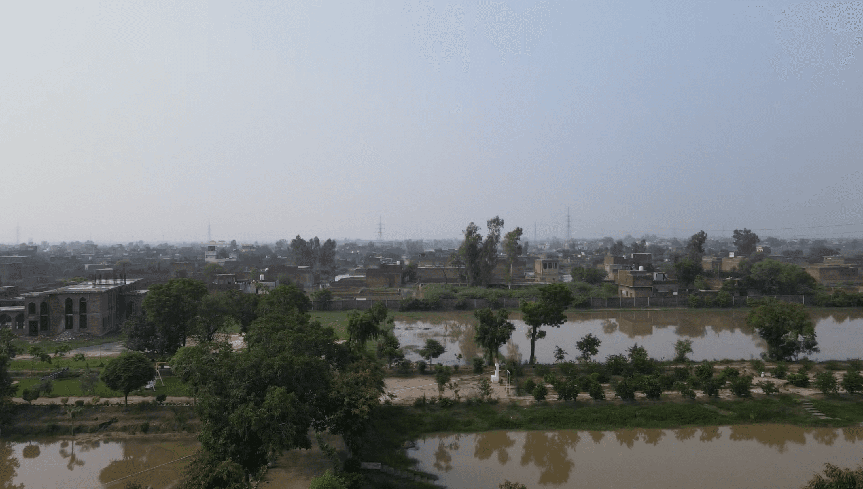 Scale of flooding across the locality