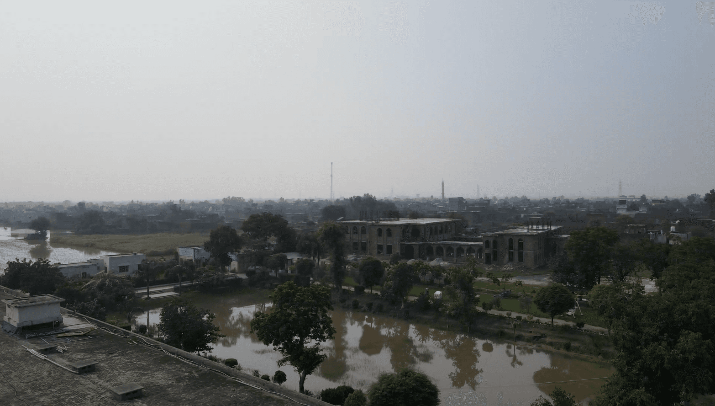 Families and property at risk from rising water